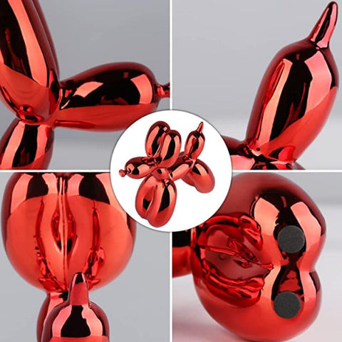 Electroplating Balloon Dog Jewelry Crafts Puppy Statue-HA00328-Veeddydropshipping