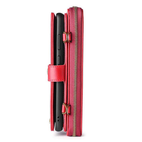 FLOVEME Wallet Phone Case For iPhone 13 14 Pro Max Wallet Zipper Leather Bag For 14 Max 13-PA00625-Veeddydropshipping