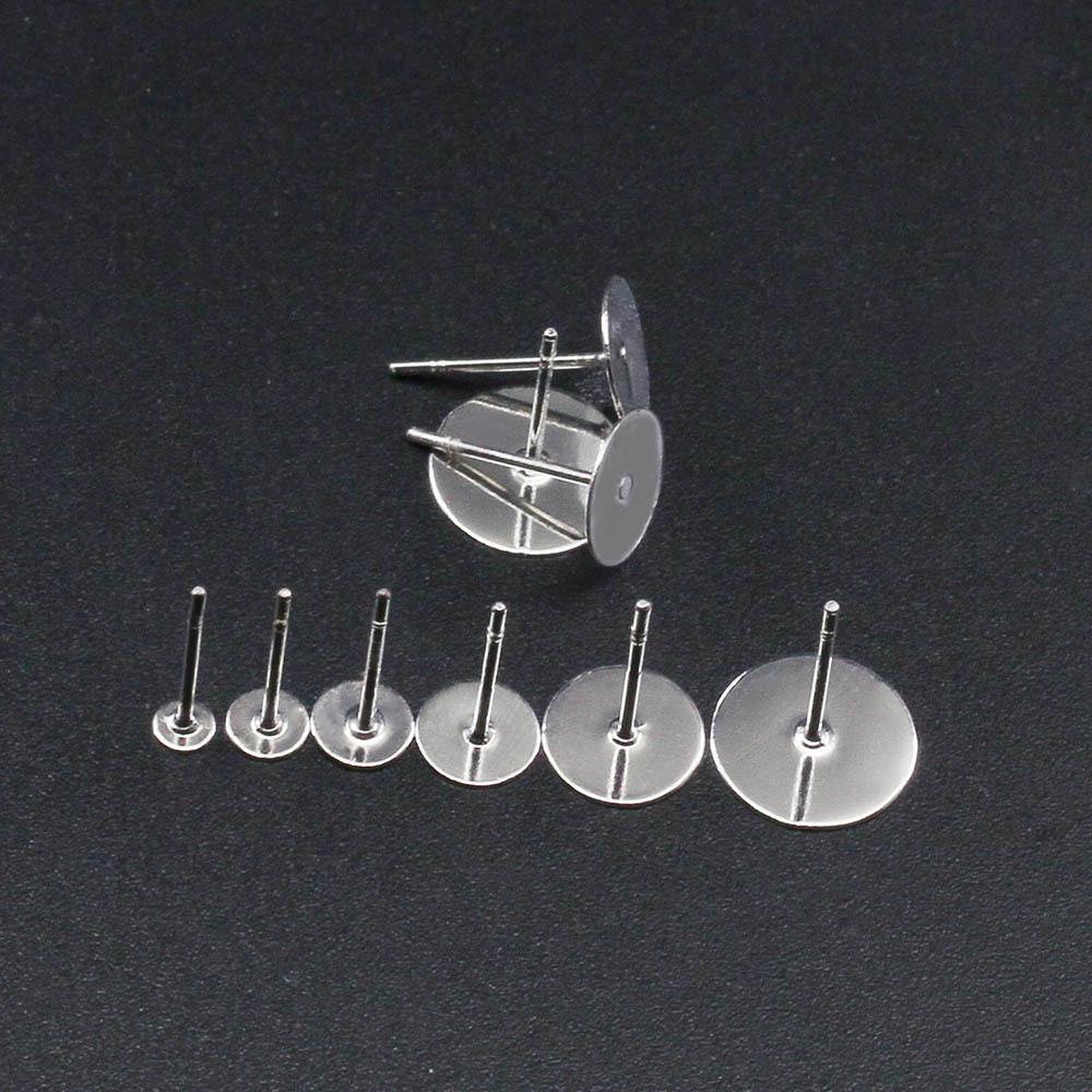 Blank Post Base Pin Needles Earring Setting Findings for DIY Findings-JW01618-Veeddydropshipping