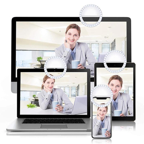 LED Selfie Ring Light USB Charge Phone Flashes Lens Luminous-PA01254-Veeddydropshipping