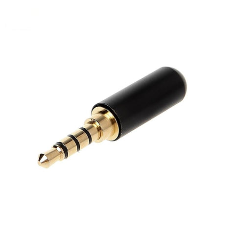 1/2/5pcs/lot 3.5mm Audio Connector 4 Poles Headphone Jack Male Plug Earphone Repair- CE00213-Veeddydropshipping