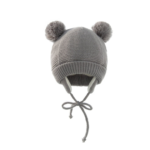 Winter Baby Stuff Hat for Boy Girls Accessories Knited Cap Kids Hat Fleece-TB00457-Veeddydropshipping