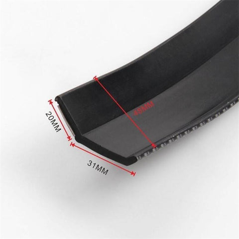 2.5M Front Car Bumper Protector Rubber Car Protector Front Bumper Guards-AM00075-Veeddydropshipping