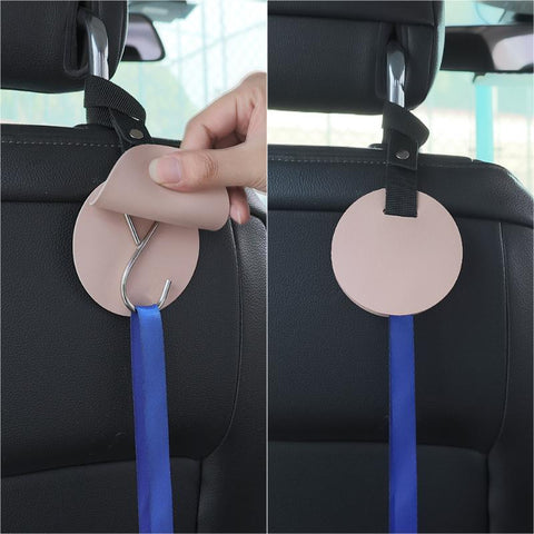 Leather Headrest Hanging Storage Holder Organizer-AM01355-Veeddydropshipping