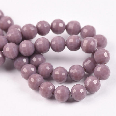 Facets Cut Disco Ball  Crystal Glass Loose Spacer Beads-JW01483-Veeddydropshipping