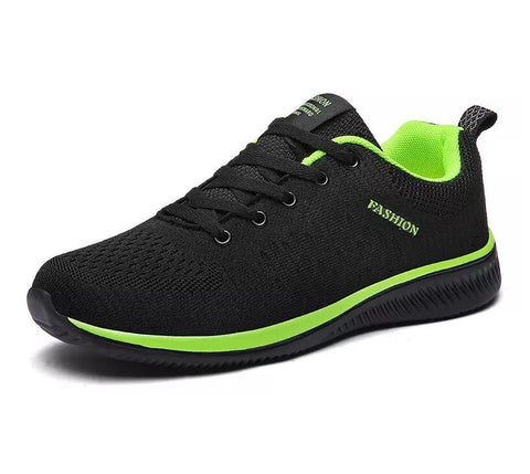 Autumn Light Comfortable Lace-up Shoes Black Sports-BS01383-Veeddydropshipping