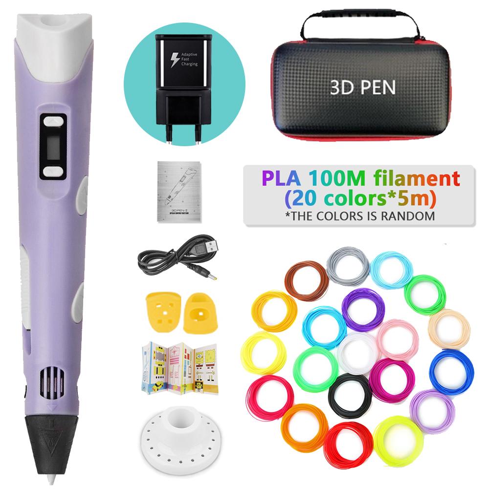 DIY 3D Printing Pen with  Filament-CO01231-Veeddydropshipping