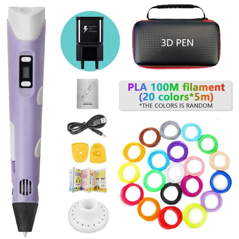 DIY 3D Printing Pen with  Filament-CO01231-Veeddydropshipping