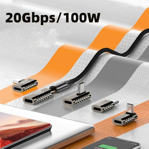 100W USB C OTG Adapter Type C To USBC OTG Adapter for MACBOOK   8K 60HZ CE00181-Veeddydropshipping