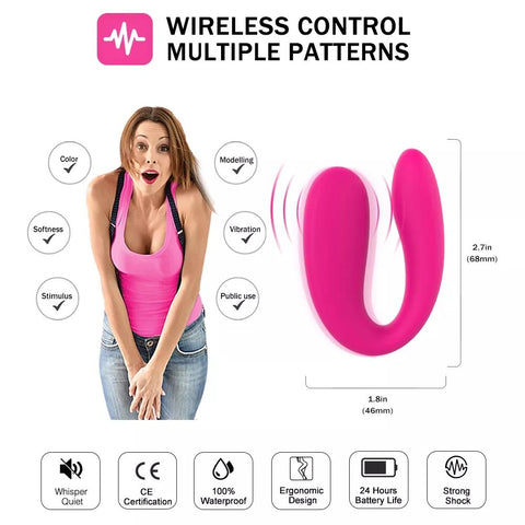 Couple Resonance Vaginal Vibrator Female Sex Toy Clitoris Masturbator Adult Toy -BH01296-Veeddydropshipping