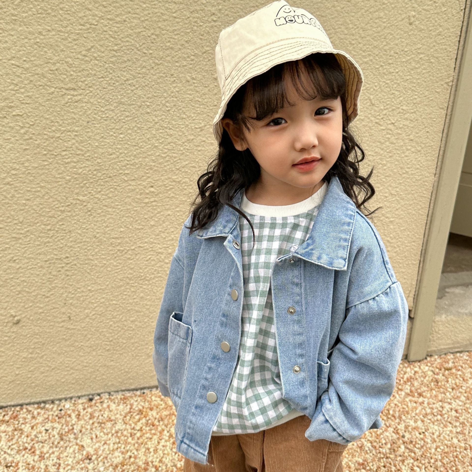 Spring Unisex Children Denim Coats Boys Girls Outerwear-Veeddydropshipping