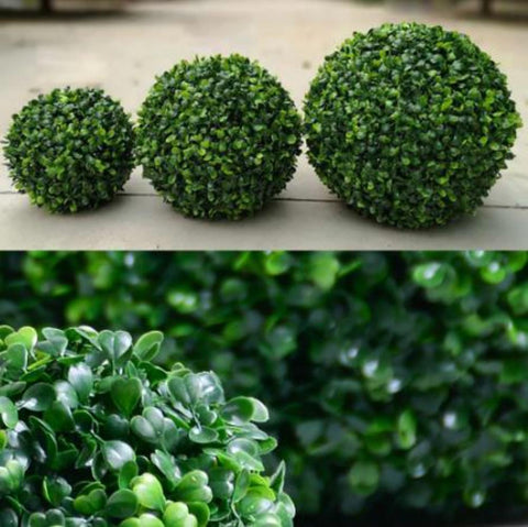 Artificial Plant Milan Grass Ball Plastic-HA00736-Veeddydropshipping