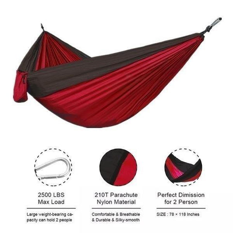 Portable Outdoor Camping Hammock High Strength-HA01631-Veeddydropshipping