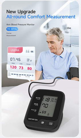 Portable Digital Upper Arm Blood Pressure Monitor-BH00798-Veeddydropshipping