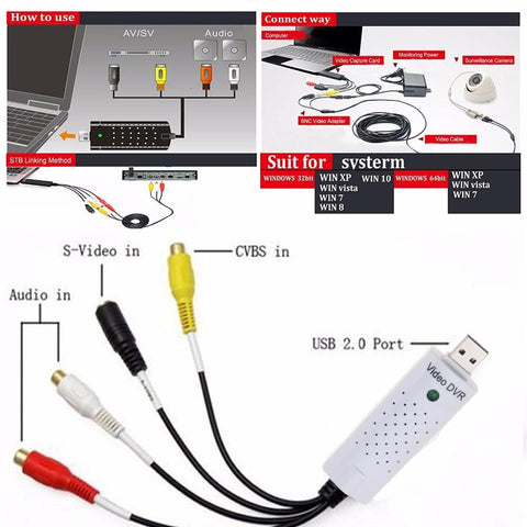 Video Capture Device    Adapter Easier Cap support-CO00176-Veeddydropshipping