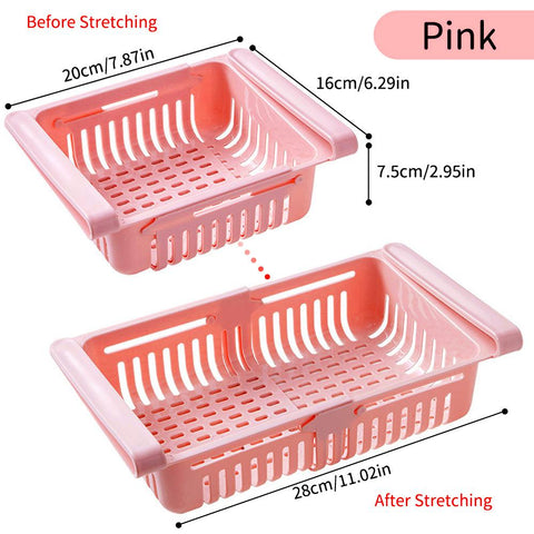 Refrigerator Organizer Retractable Tiered Fridge-HA00796-Veeddydropshipping