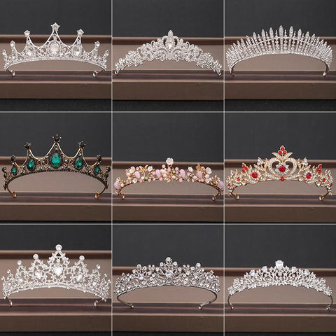 Wedding Crown Hair Jewelry Bridal Headpiece Hair Accessories -JW00461-Veeddydropshipping