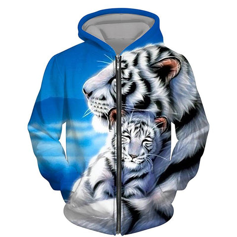 Printed Hooded Sweatshirt Sport Coat Pullover Fashion-MF00330-Veeddydropshipping