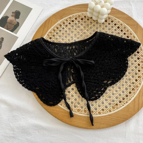Women Girls Detachable Collar Shawl-WF01273-Veeddydropshipping