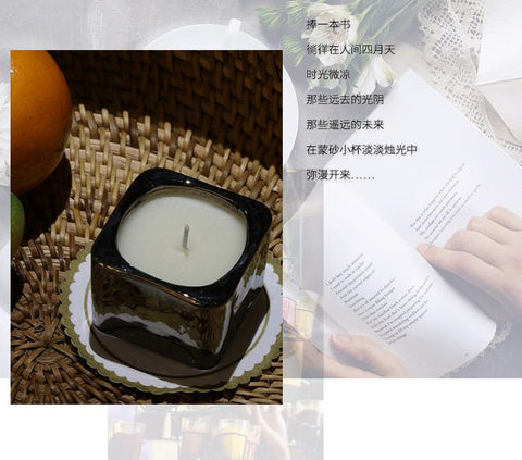 Fragrance Square Aromatherapy Candles Cup-HA00365-Veeddydropshipping