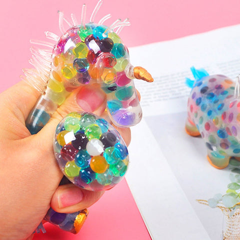Luminous Unicorn Stress Balls Toy Squeeze Toys Stress Relief Fidget-TB01510-Veeddydropshipping