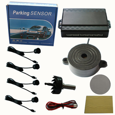 Wireless Car Parking Sensor Kit Buzzer 12V 22mm Reverse Backup Radar-AM00145-Veeddydropshipping