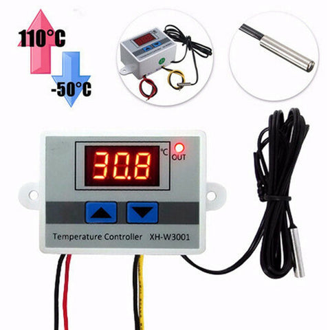220V 10A Digital LED Temperatur Regler Controller Thermostat Control Kit-TI01039-Veeddydropshipping
