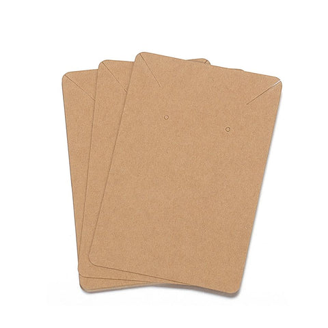 Display Cards Ear Blank Kraft Paper Card for Jewelry Packaging -JW01666-Veeddydropshipping