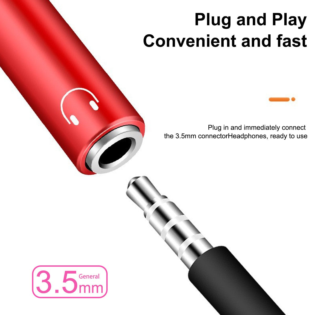 2 In 1 USB C To 3.5mm Headphone Jack Type C Charge Adapter-Veeddydropshipping