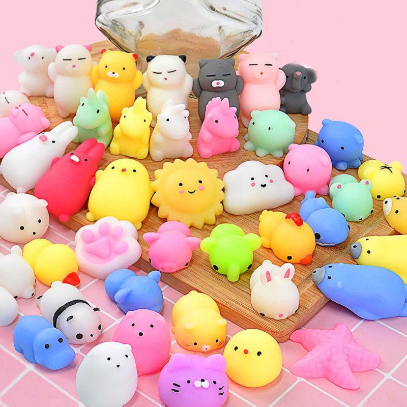 50-5PCS Kawaii Squishies Mochi Anima Squishy Toys For Kids Antistress-TB01517-Veeddydropshipping