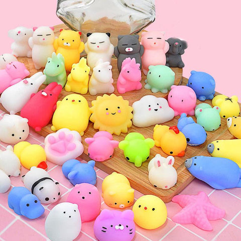 50-5PCS Kawaii Squishies Mochi Anima Squishy Toys For Kids Antistress-TB01517-Veeddydropshipping