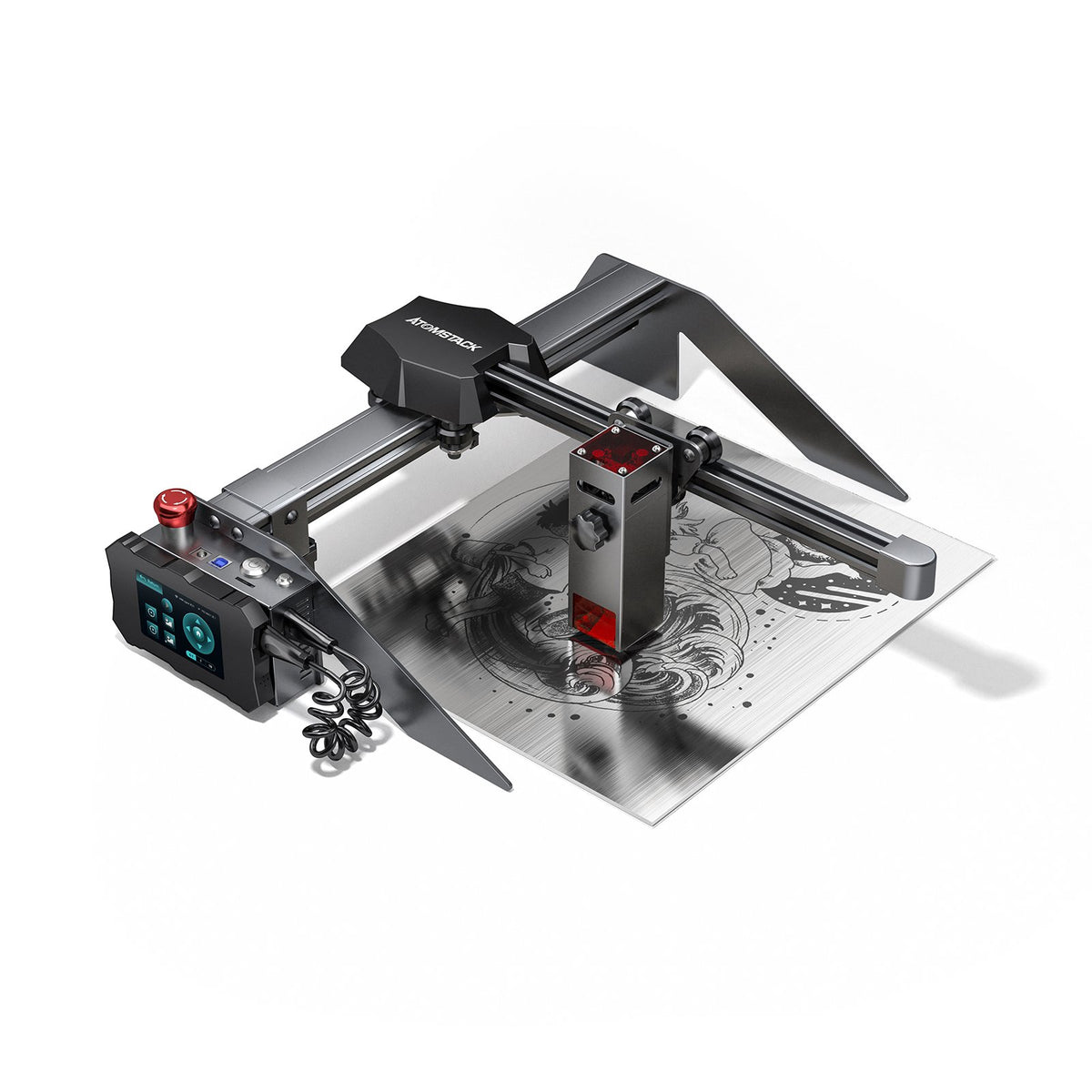 50W dual laser engraving aluminum alloy machine engraving metal cutting wood acrylic CNC router DIY-Veeddydropshipping