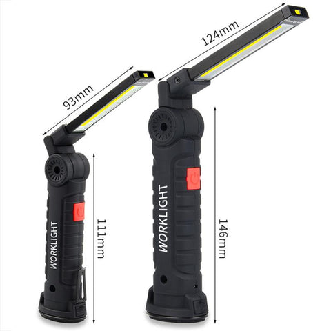 Rechargeable Work Lights LED Work Light Hanging Hook 5 Modes Magnetic USB-TI00769-Veeddydropshipping