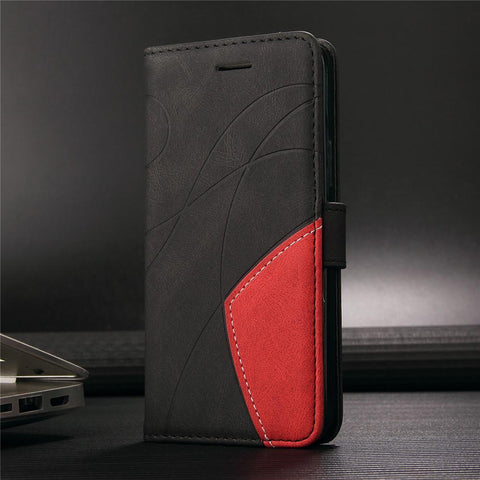 For Samsung Galaxy S10 Plus Case Leather Flip Cover Galaxy S10 Phone Case-PA00199-Veeddydropshipping