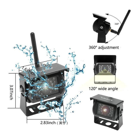 7Inch Monitor Wireless Rear View Backup Camera Night Vision System for Car RV-AM00688-Veeddydropshipping