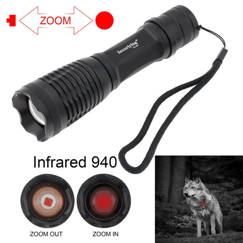 LED Tactical IR Flashlight 1000 Lumen Zoomable Focus 940nm 850nm Torch-TI00789-Veeddydropshipping