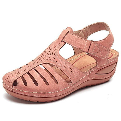 Retro Walking Shoes Slip On Beach Shoes Woman Slipper Soft-BS00865-Veeddydropshipping