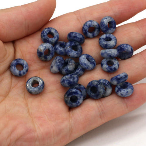 10pcs Natural Stone Loose Beads for Jewelry Making DIY Necklace Bracelet -JW01475-Veeddydropshipping