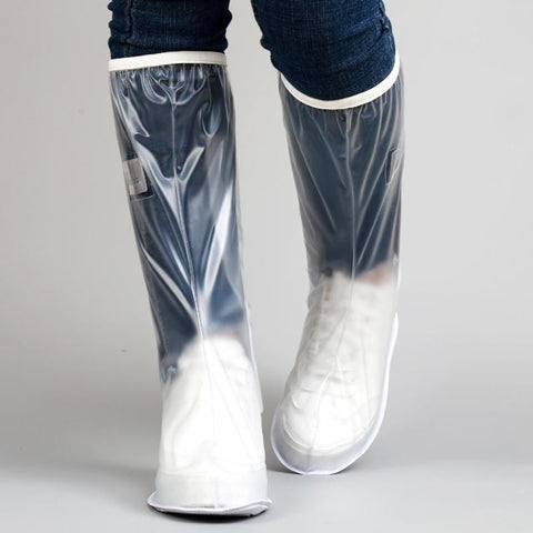 High Tube Rain Shoe Cover with Pressed Edge Thickened-HA00999-Veeddydropshipping