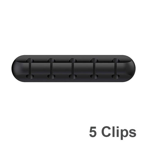 Cable Organizer Silicone USB Cable Winder Management Clips Desktop Cable Holder For Mouse Keyboard-PA00855-Veeddydropshipping