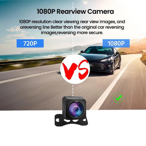 E-ACE Auto Black Box Car Dvr Streaming Media Mirror Dash Camera 10 Inch-AM00709-Veeddydropshipping