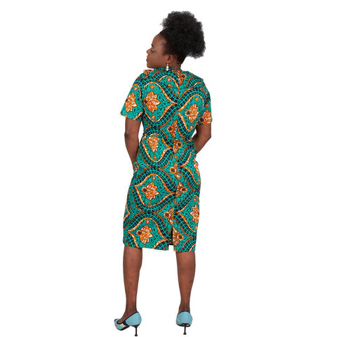African Print Dresses For Women-WF01506-Veeddydropshipping