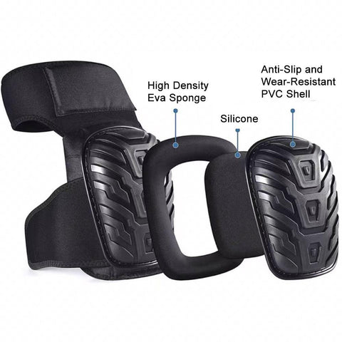 Professional Knee Pads with Adjustable  Kneeling Cushion-CO00648-Veeddydropshipping
