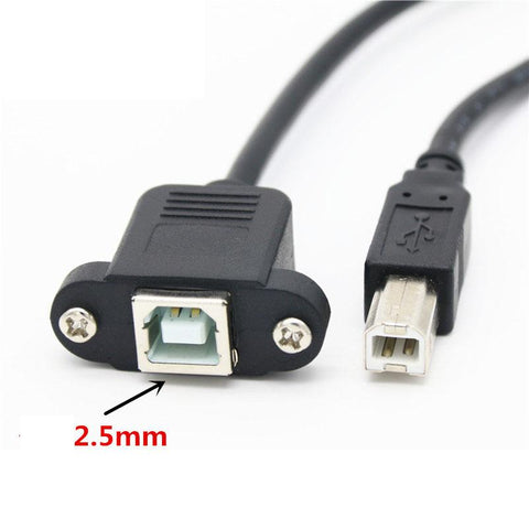 USB 2.0 B Male to USB B Female Printer Panel -CE00030-Veeddydropshipping