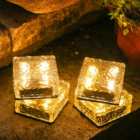 4pcs Solar LED Lights Outdoor Decor Lawn Lamp Solar Brick Light-TI00830-Veeddydropshipping