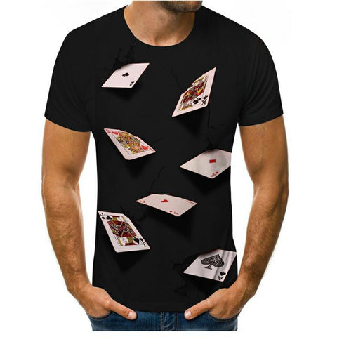 Cards Clothes Gambling Shirts Las Vegas-MF00214-Veeddydropshipping