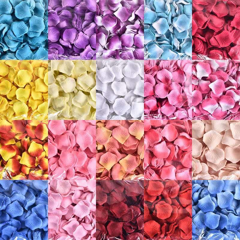 Petal Artificial Romantic Silk Rose Leaves-HA00643-Veeddydropshipping