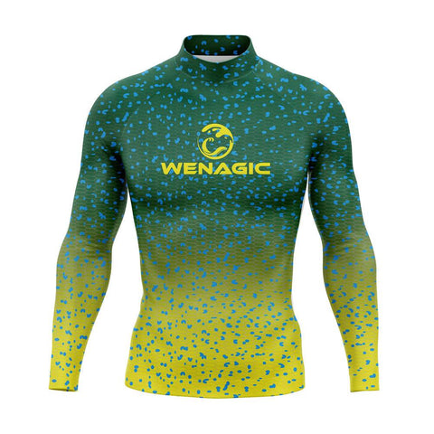 Men UV Protect Swimwear Camouflage Long Sleeve Swimsuit Rashguard Surfing -OS00261-Veeddydropshipping