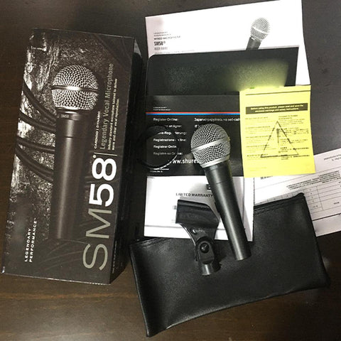 New Packing SM58-LC SM 58 wired dynamic cardioid professional microphone-CE01148-Veeddydropshipping