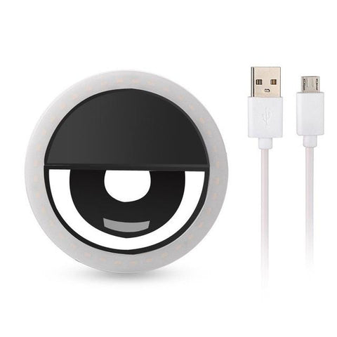 LED Selfie Ring Light USB Charge Phone Flashes Lens Luminous-PA01254-Veeddydropshipping